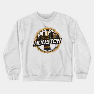 houston soccer Crewneck Sweatshirt